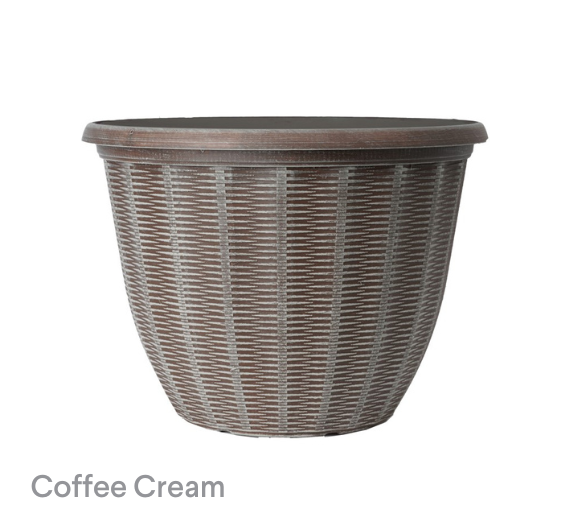 image of Madison Coffee Cream Planters